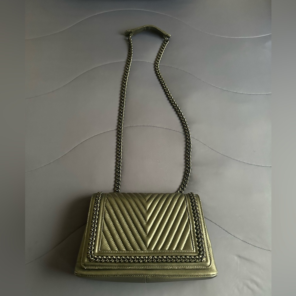 Genuine leather quilted Aldo bag